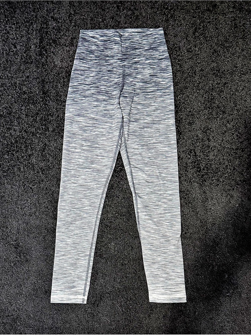 Aerie Offline Legging Abstract Leggings in Gray & Black Size Medium